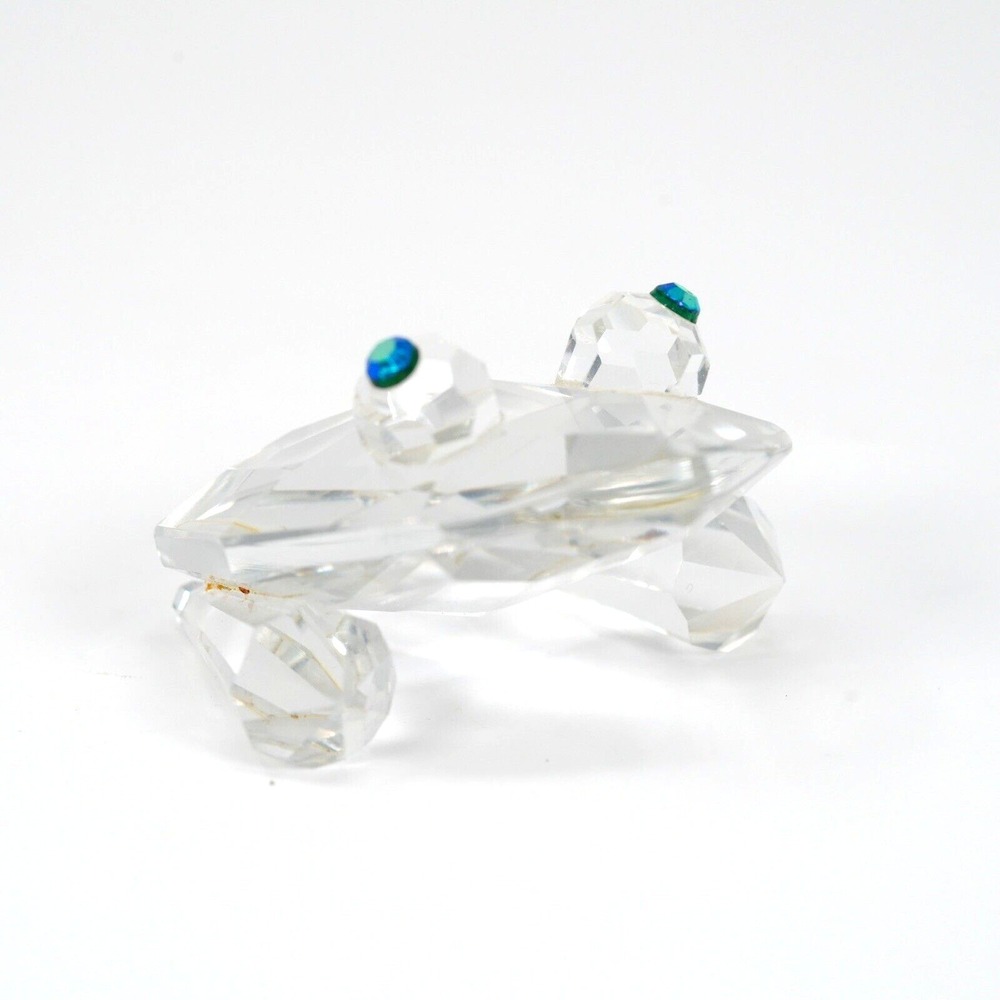 Vintage Crystal Frog Figure No Chips‎